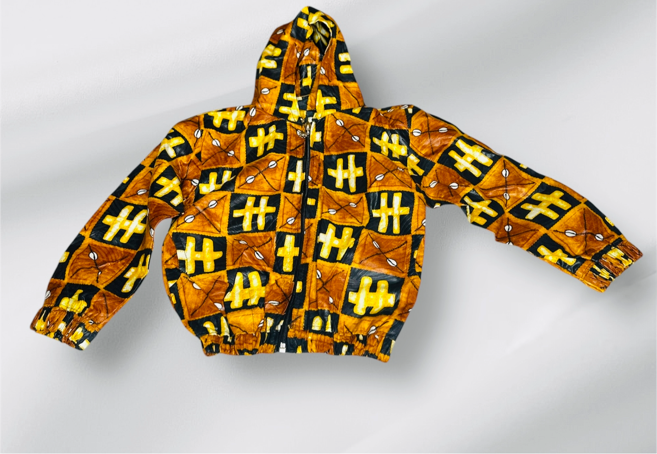 Two-piece African boys and girls suit 2 to 3 yrs