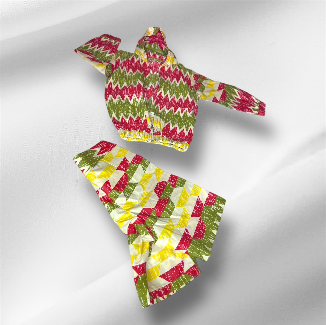 Shot African pants suit boy and girl age 1 to two years style homeboy.