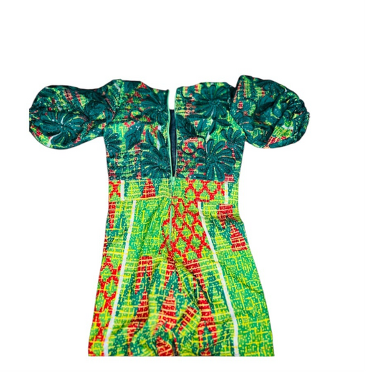 One-piece jumpsuit with lace at the top.2 to 3 yrs.