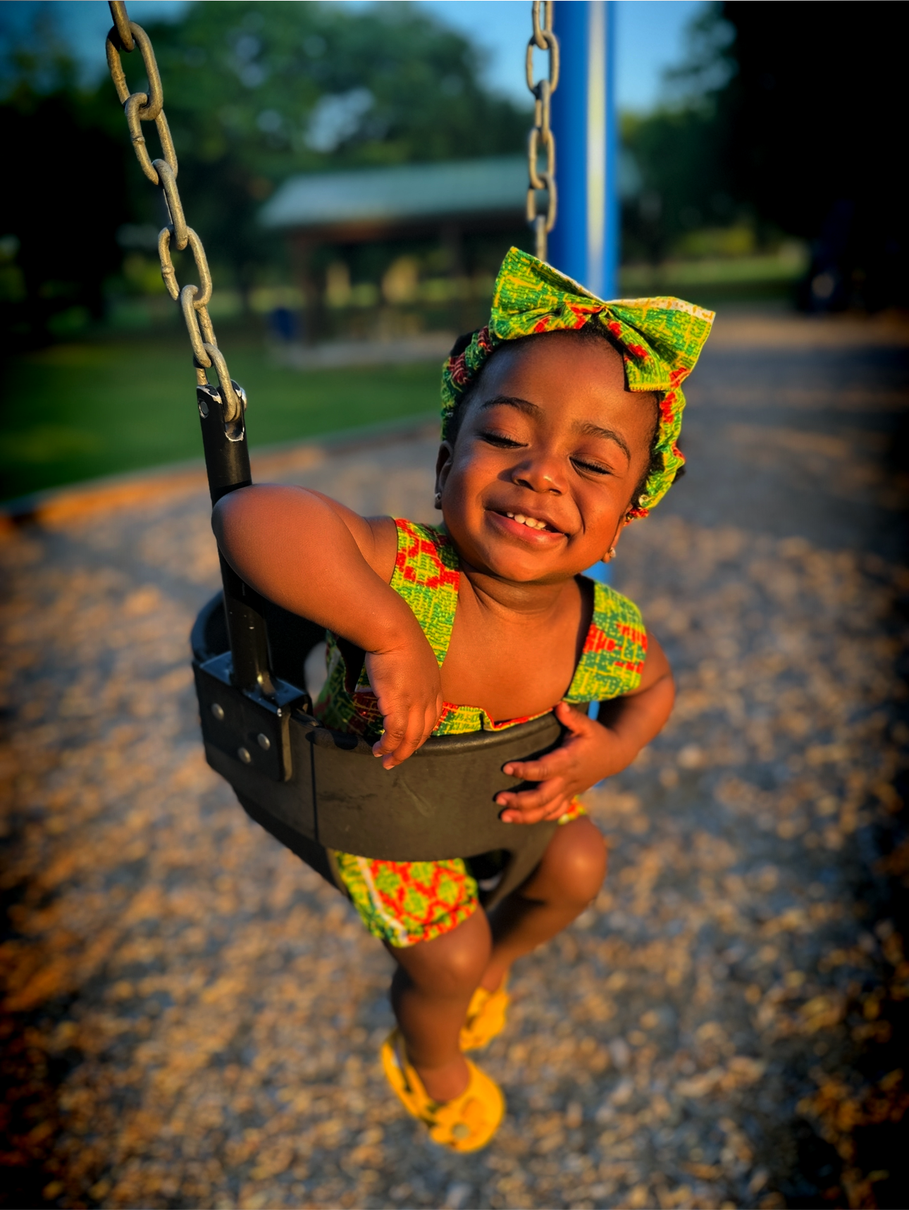 Two-piece mini girl jumpsuit with a headband,stunning African outfits