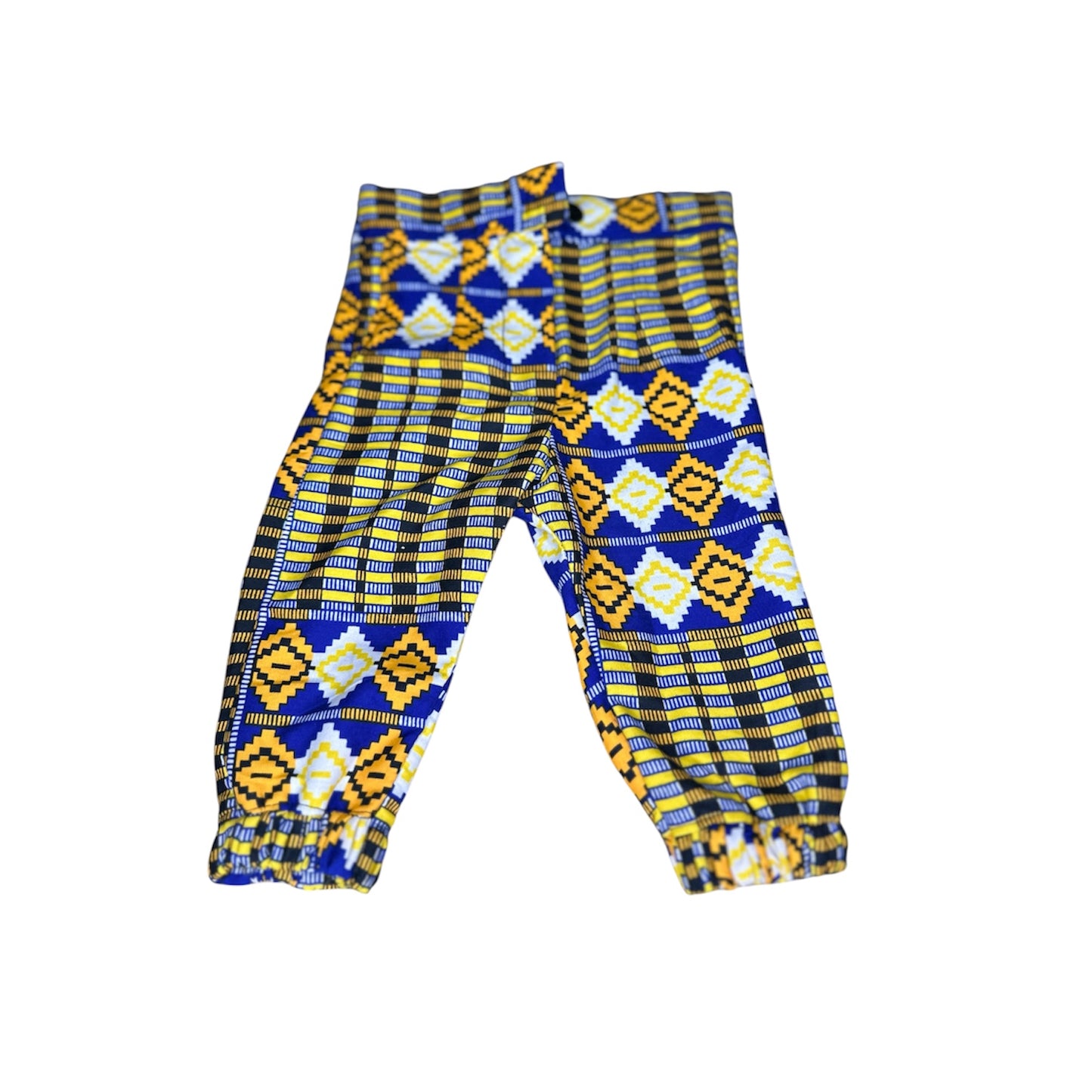 Two-piece kids African pants and jacket for boys and girls one to two years.