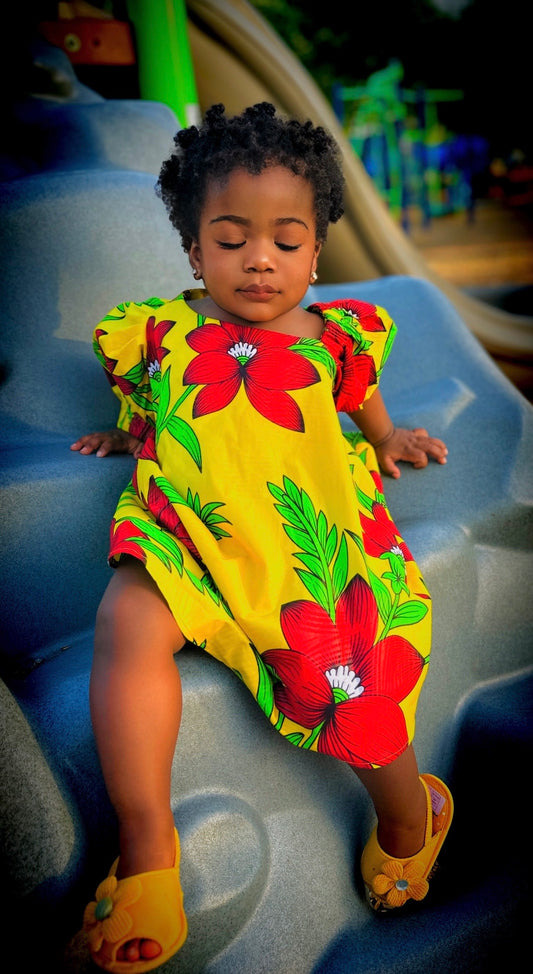 Baby Girl Two-piece summer Dress with headband age One to three years for any occasions.